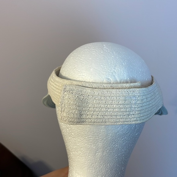 Unbranded Rainbow Paper Straw Visor Hat Adjustable Velcro Back Strap OS - Picture 4 of 11